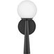 Izzy LED 6 inch Black Sconce Wall Light