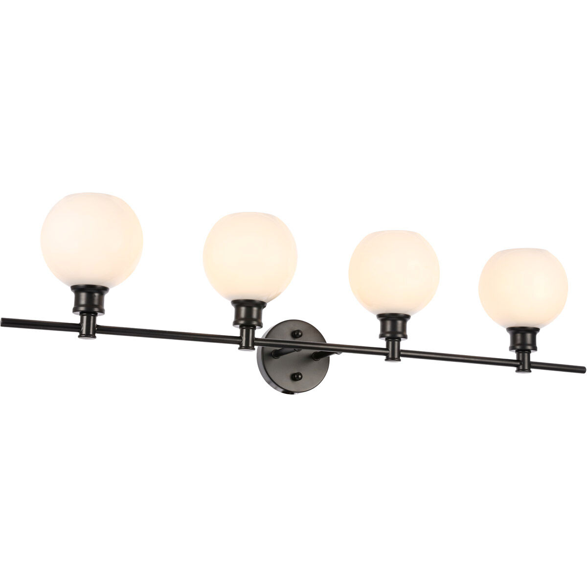 Syracuse 4 Light 38 inch Black Wall sconce Wall Light