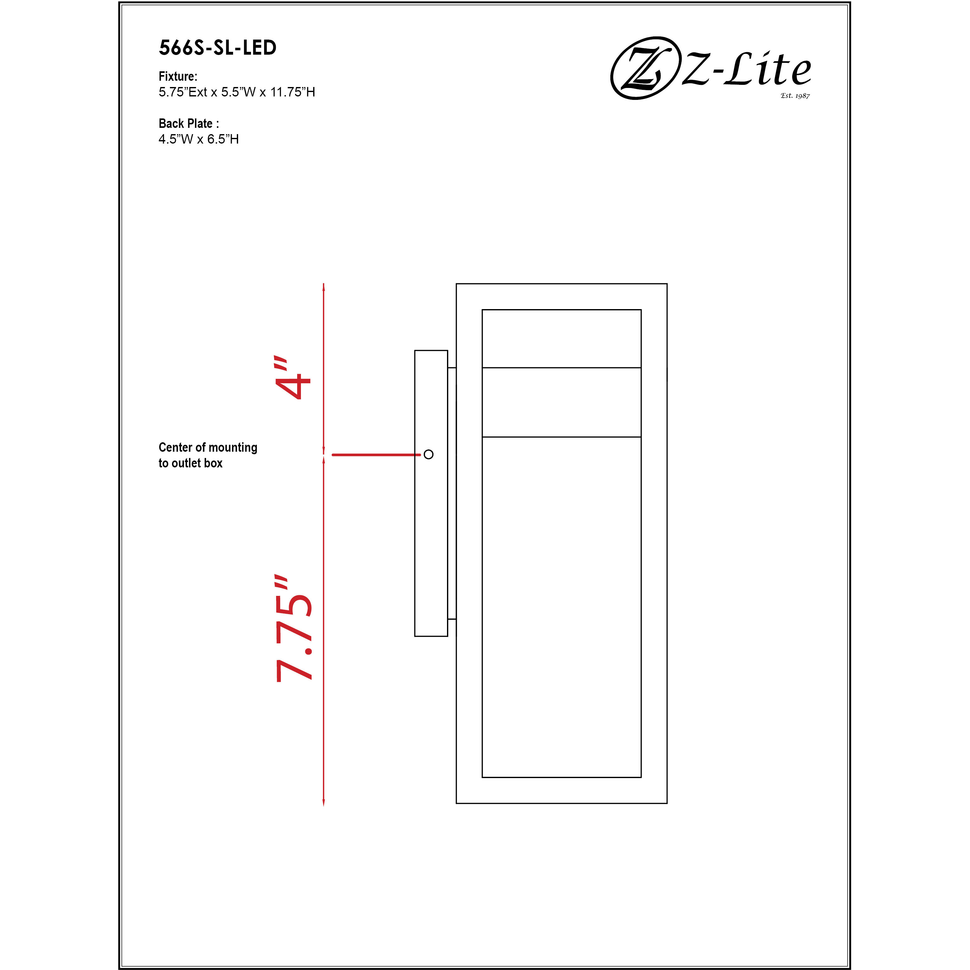 Luttrel LED 11.75 inch Silver Outdoor Wall Light