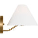 Drew & Jonathan Burke 1 Light 9 inch Satin Brass Bath Vanity Wall Sconce Wall Light