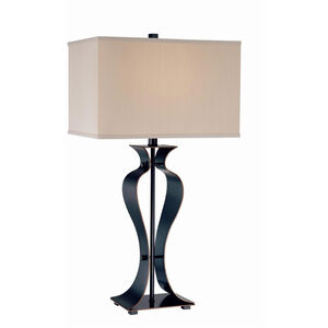 Gada 30 inch 25.00 watt Dark Bronze Table Lamp Portable Light