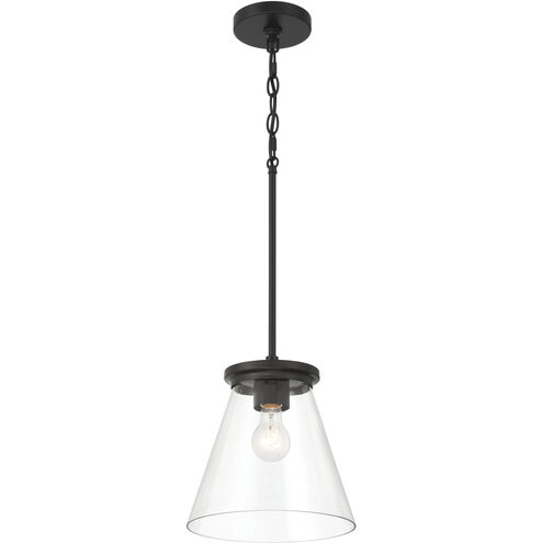 Connell 1 Light 10 inch Flat Black Pendant Ceiling Light