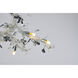 Canada 20 Light 16 inch Chrome Chandelier Ceiling Light