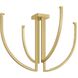 Frankfurt 4 Light 36 inch Vintage Brass Chandelier Ceiling Light