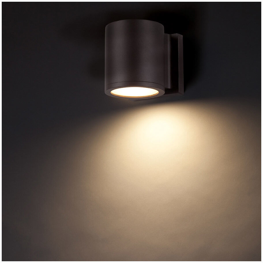 Tube LED 6.5 inch White Outdoor Wall Light