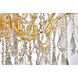 Maria Theresa 8 Light 36 inch Gold Flush Mount Ceiling Light in Royal Cut