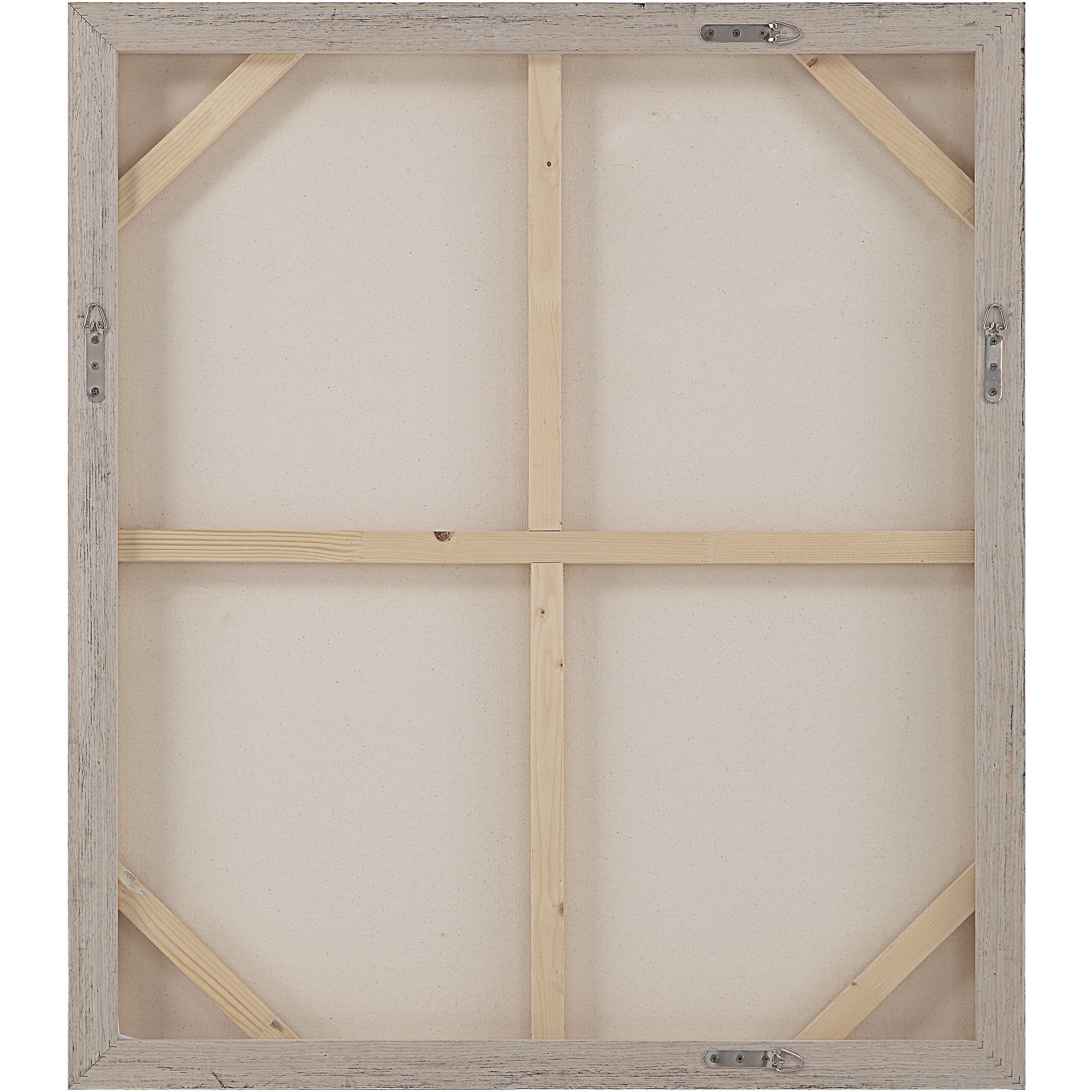 Morgen White/Beige Canvas Art