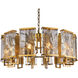 Canada 12 Light 31.5 inch Brass Chandelier Ceiling Light