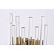 Dallas 2 Light 8 inch Gold and Clear Wall Sconce Wall Light