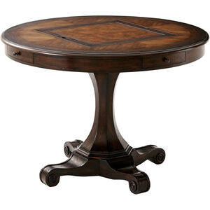 Marst Hill 42 X 42 inch Mahogany with Acacia and Oak Game Table