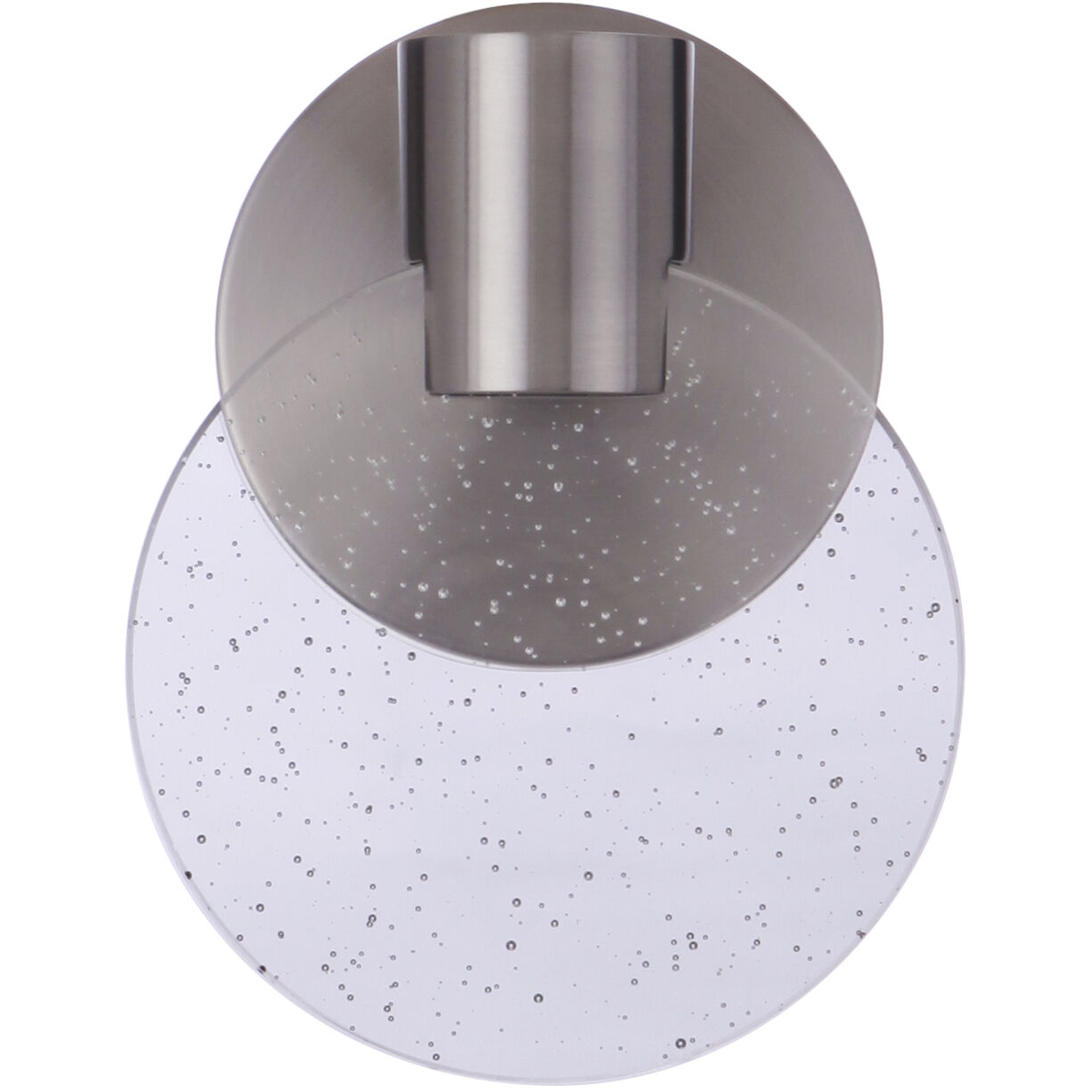 Glisten LED 5.51 inch Brushed Polished Nickel Wall Sconce Wall Light