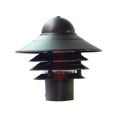 Mariner 1 Light 10 inch Architectural Bronze Exterior Post Mount Light