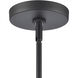 Alice 1 Light 16 inch Matte Black Pendant Ceiling Light