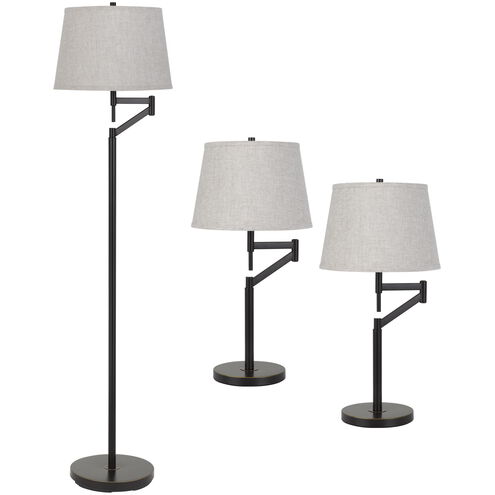 Signature 61 inch 100 watt Dark Bronze Lamp Set Portable Light