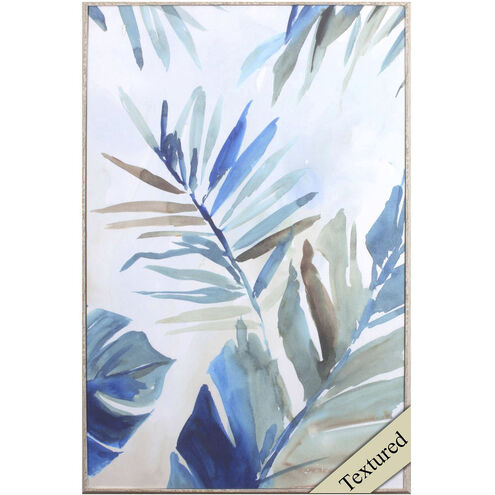Blue Tropical Heat 36 X 24 inch Non-Glass Framed Art