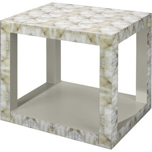 Fragment 26 X 24 inch Cream Side Table
