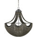 Eduardo 6 Light 30.25 inch Brass Chandelier Ceiling Light