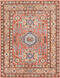 Kars 120 X 96 inch Coral Rug, Rectangle