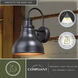Delano LED 13 inch Oil Burnished Bronze and Light Gold Outdoor Wall