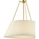 Lytham LED 24.25 inch Antique Gold Leaf Pendant Ceiling Light