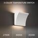 Cornice Wall Sconce Wall Light in 3000K, White, dweLED