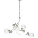 Sprig 4 Light 42 inch Sterling Pendant Ceiling Light in Water