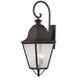 Amwell 4 Light 47 inch Bronze Outdoor Wall Lantern