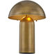 McKey 19 inch 60.00 watt Brass Table Lamp Portable Light, Coco & Dash