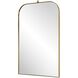 Cassidy 33 X 21 inch Plated Brass Mirror