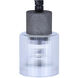 Owen Black and Wood Track Lighting Ceiling Light