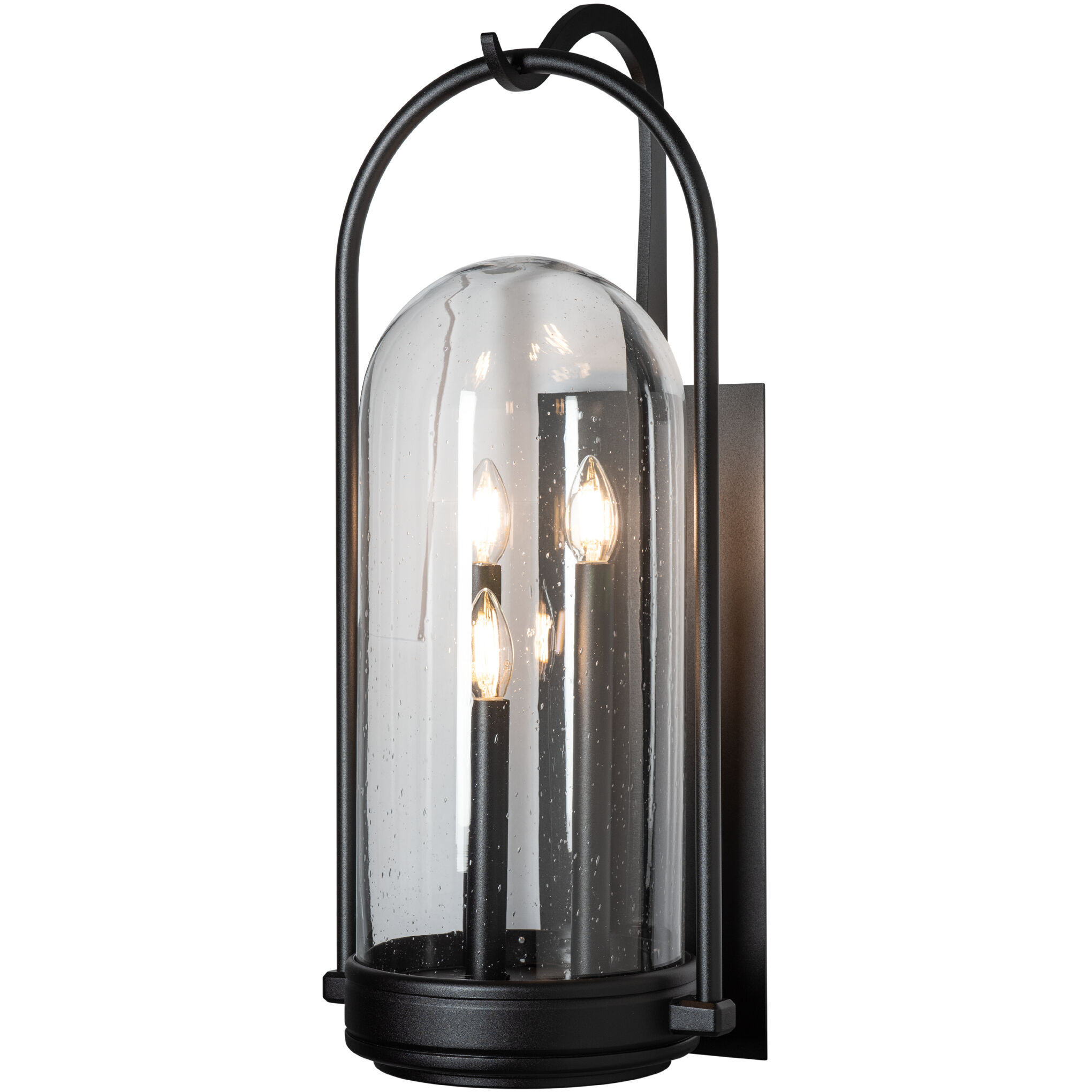 Davis 3 Light 28.5 inch Coastal Black Outdoor Sconce, Large