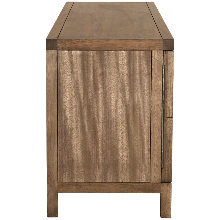 Quadrant 96.5 X 23 inch Dark Walnut Sideboard, 4 Door