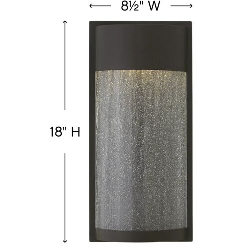 Shelter LED 18 inch Buckeye Bronze Outdoor Wall Mount Lantern, Large