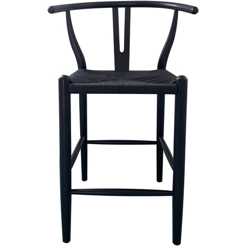 Ventana 38 inch Black Counter Stool