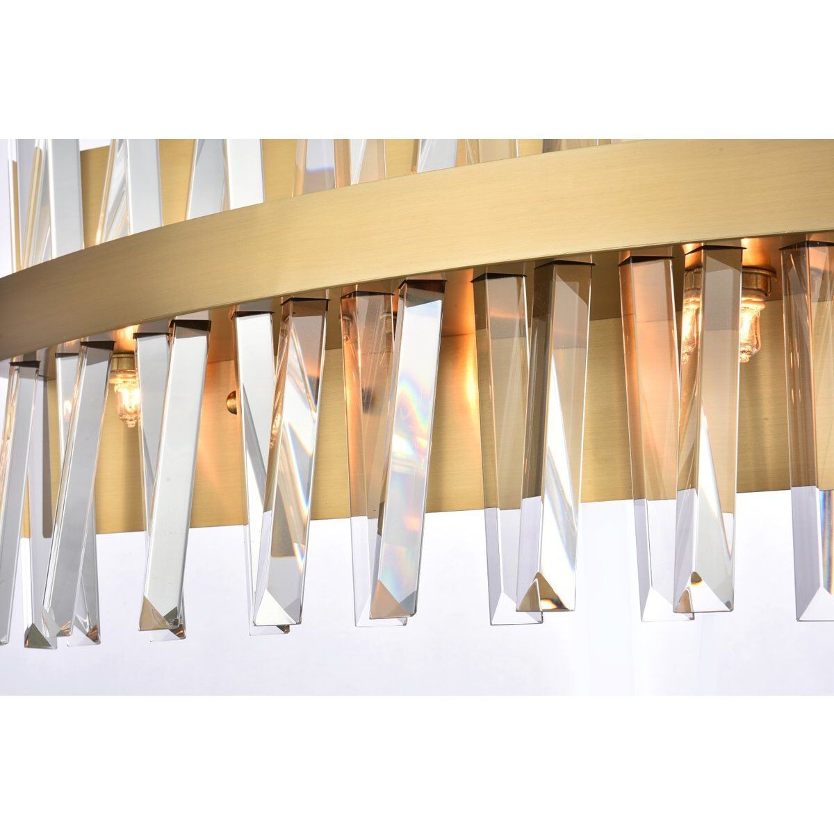 Serephina 8 Light 24 inch Satin Gold Bath Sconce Wall Light