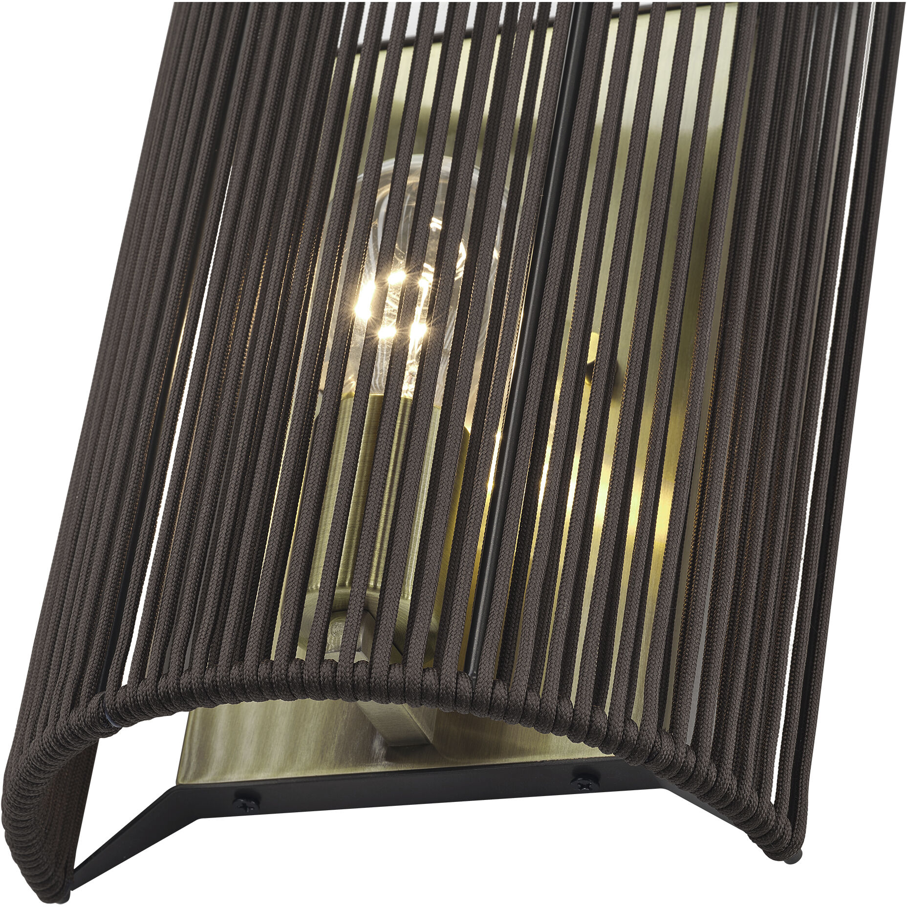 Acordia Wall Sconce Wall Light in Antique Brass