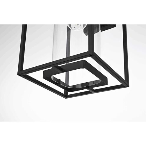 Memphis 1 Light 17 inch Black Outdoor Wall Sconce