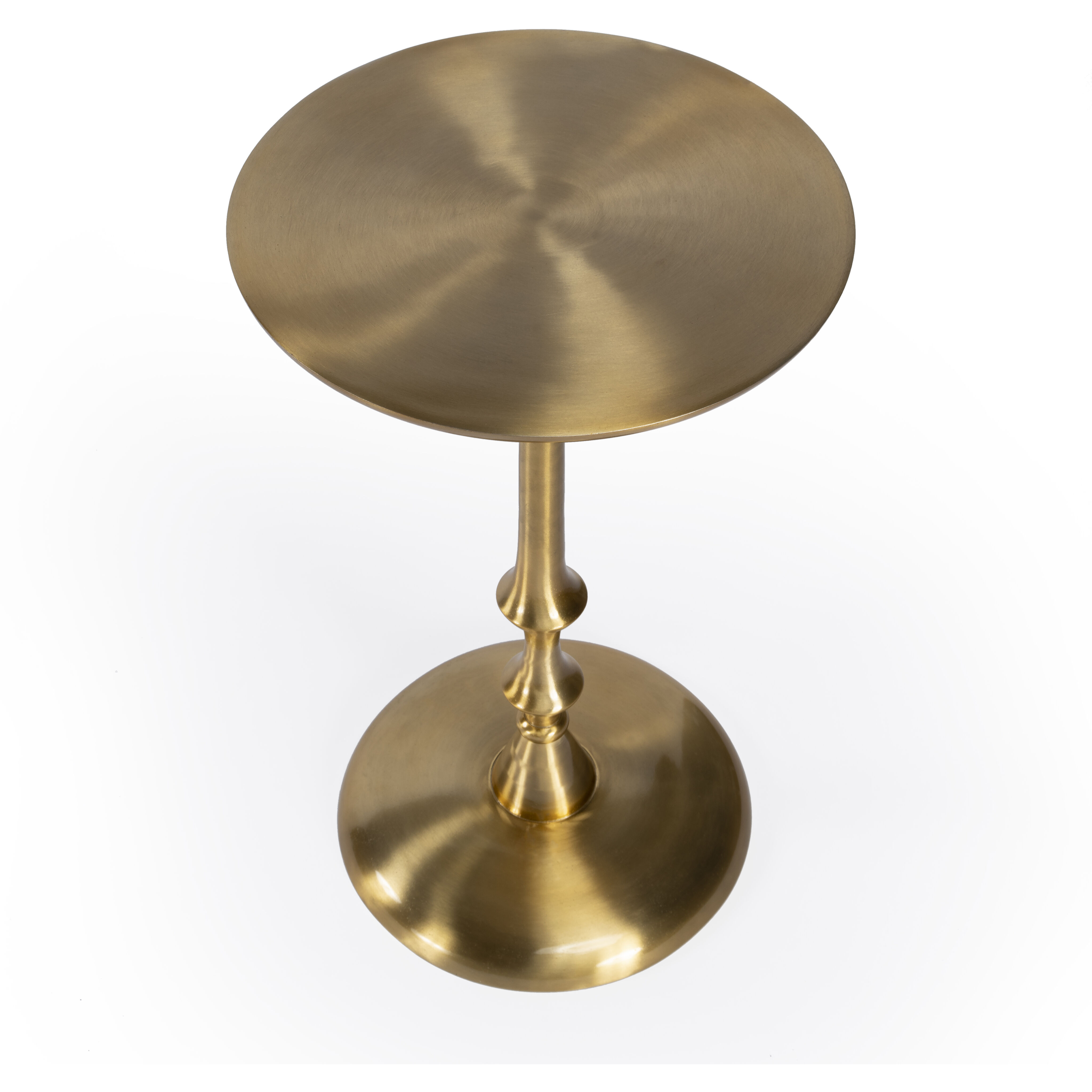 Givanna Metal Side Table in Gold
