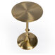 Givanna Metal Side Table in Gold