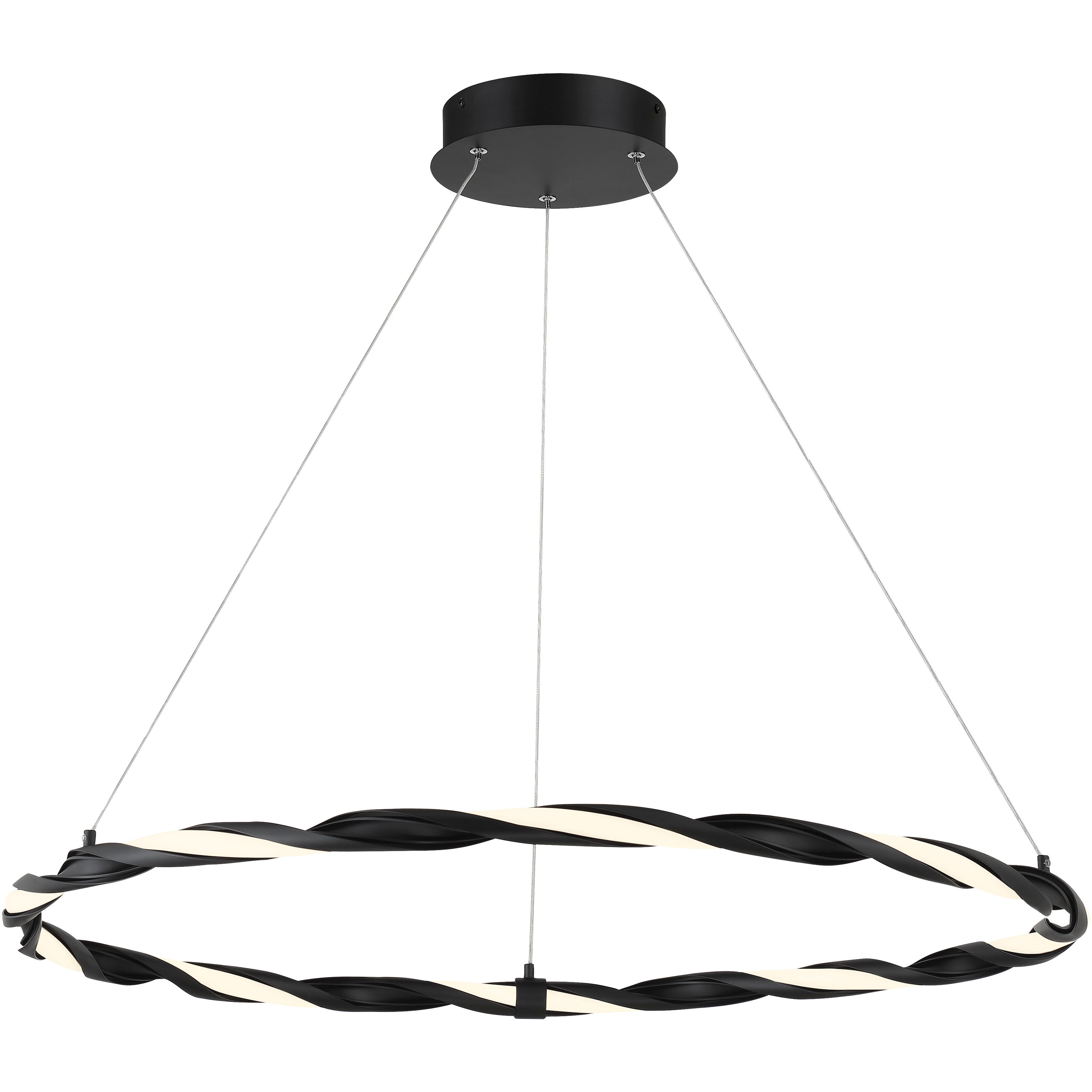 Convolution LED 31 inch Coal Pendant Ceiling Light
