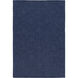 Ashlee 36 X 24 inch Dark Blue Rug in 2 x 3, Rectangle