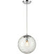 El Nido 1 Light 10 inch Polished Chrome Mini Pendant Ceiling Light