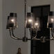Adeena 8 Light 20.75 inch Black Chandelier Ceiling Light