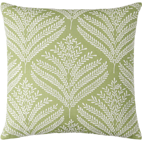Eliana 20 X 20 inch Olive / Cream Accent Pillow