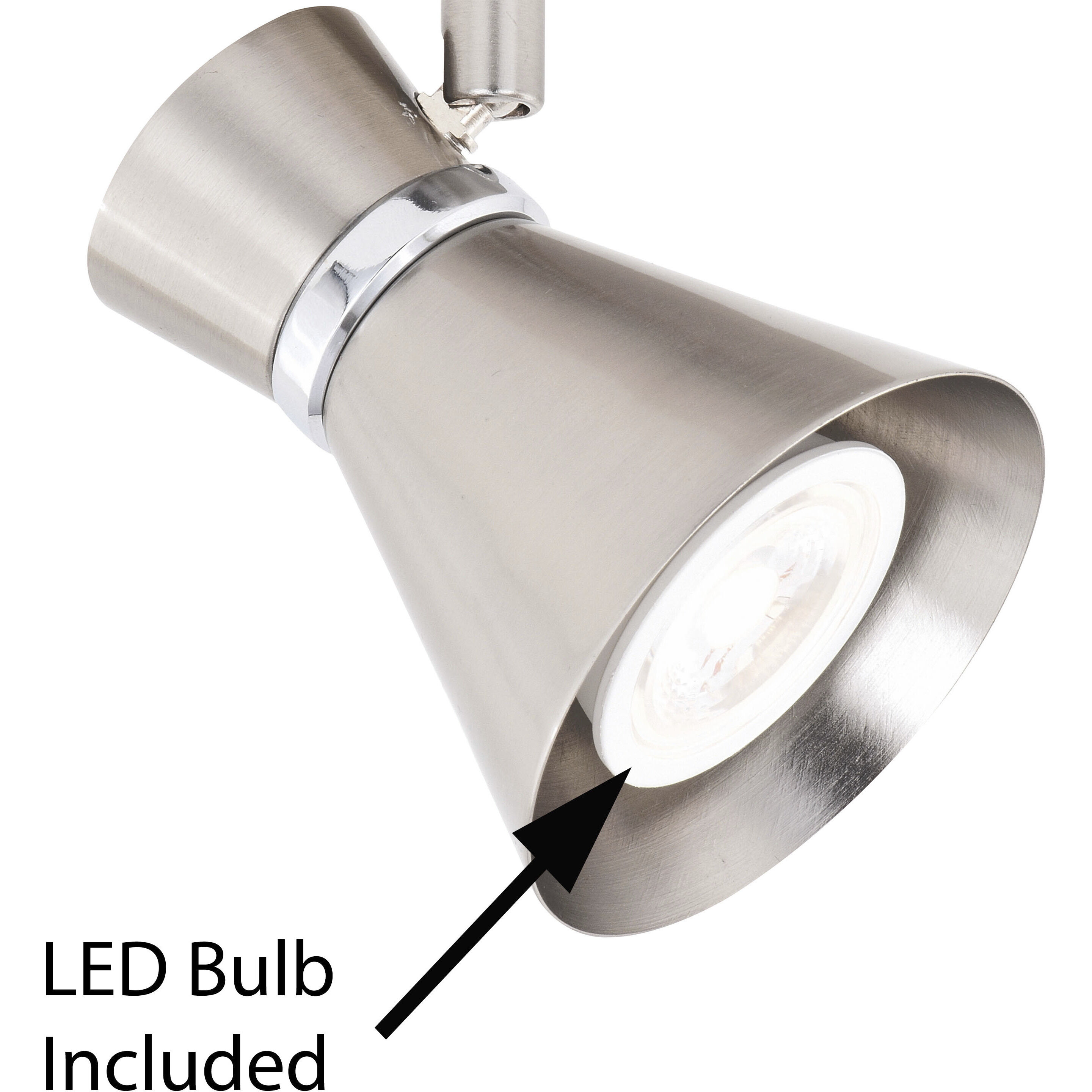 Alto 6 Light 120 Brushed Nickel and Chrome Directional Light Ceiling Light