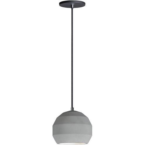 Hive LED 7.75 inch Gray Single Pendant Ceiling Light
