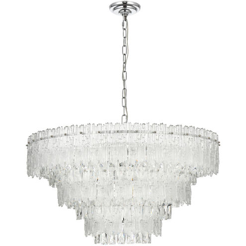 Emilia 10 Light 31 inch Chrome Pendant Ceiling Light