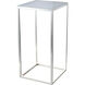 Canada 27.6 X 13.8 inch Nickel Side Table