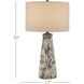 Oldwalls 30 inch 150 watt Charcoal Gray/Matte Black/Brown Table Lamp Portable Light