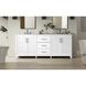 Alina 84 X 34 inch White Bathroom Vanity Cabinet